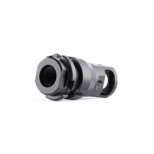 Dead Air KeyMicro Muzzle Brake - 1/2X36 Threads, .38 Bore, Black Dead Air KeyMicro Muzzle Brake - 1/2X36 Threads, .38 Bore, Black