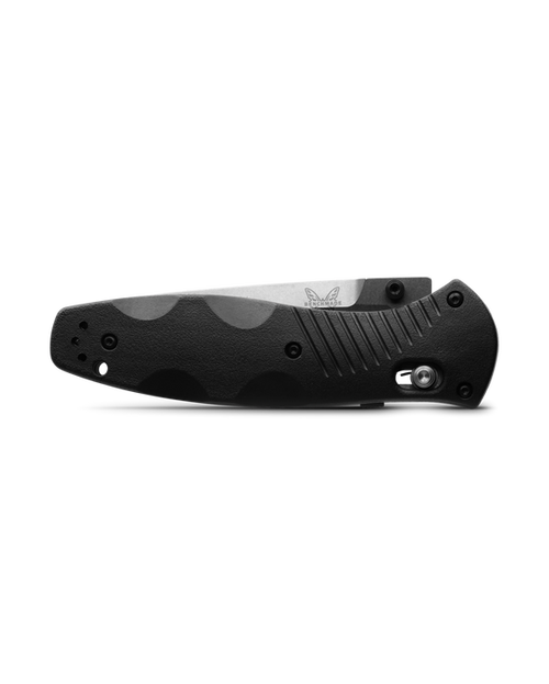 Benchmade Barrage AXIS-Assisted Folding Knife - 3.6" Satin Plain Blade, Black Valox Handles - 580 Benchmade Barrage AXIS-Assisted Folding Knife - 3.6" Satin Plain Blade, Black Valox Handles - 580