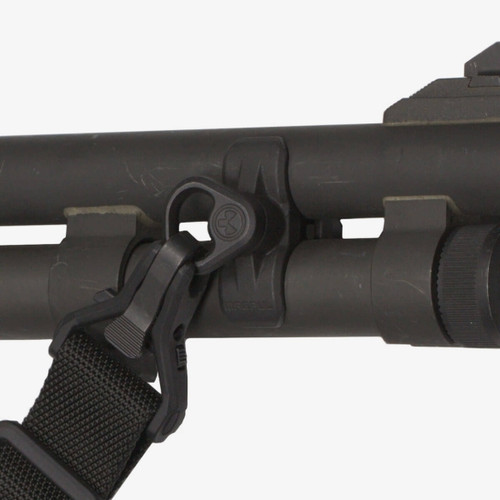 Magpul MAG493-BLK Forward Sling Mount – Mossberg 590A1 - Black Melanite Finish Magpul MAG493-BLK Forward Sling Mount – Mossberg 590A1 - Black Melanite Finish
