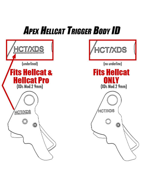 Apex Tactical Action Enhancement Trigger Kit for the Springfield Armory Hellcat - Red Apex Tactical Action Enhancement Trigger Kit for the Springfield Armory Hellcat - Red
