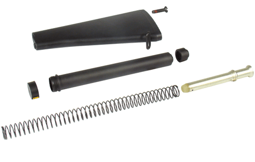 Leapers, Inc. - UTG Model 4 Fixed Stock Assembly - Fits AR-15, with A2 Extension Tube, Recoil Spring, Buffer Assembly, Stock Spacer, and Screw, Black Finish Leapers, Inc. - UTG Model 4 Fixed Stock Assembly - Fits AR-15, with A2 Extension Tube, Recoil Spring, Buffer Assembly, Stock Spacer, and Screw, Black Finish