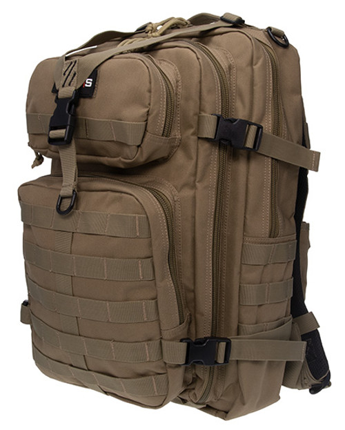GPS Bags Tactical Bugout Polyester with 15" Laptop Sleeve & Retention System for 2 Pistols & Magazines