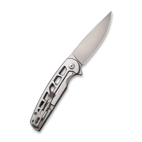 CIVIVI Knives Perf Flipper Knife - 3.12" Nitro-V Stonewashed Drop Point Blade and Skeletonized Stainless Steel Handles, Frame Lock - C20006-A CIVIVI Knives Perf Flipper Knife - 3.12" Nitro-V Stonewashed Drop Point Blade and Skeletonized Stainless Steel Handles, Frame Lock - C20006-A