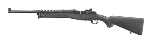 Ruger 5801 Mini-14 Ranch 5.56NATO Rifle - 5+1, 18.50" Barrel, Blued Finish, Black Synthetic Stock, Optics Ready Ruger 5801 Mini-14 Ranch 5.56NATO Rifle - 5+1, 18.50" Barrel, Blued Finish, Black Synthetic Stock, Optics Ready