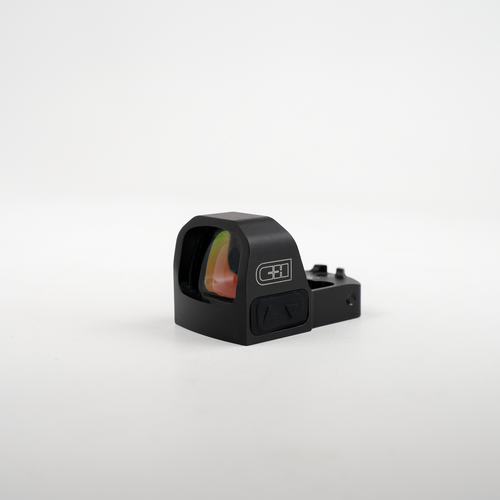 C&H Precision EDC RMSc Footprint Reflex Sight - 3 MOA Red Dot, CNC Machined One Piece Aluminum Housing, 50,000 Hour Battery Life, Black C&H Precision EDC RMSc Footprint Reflex Sight - 3 MOA Red Dot, CNC Machined One Piece Aluminum Housing, 50,000 Hour Battery Life, Black