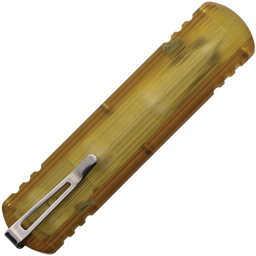 D Rocket Designs Mid-Tech Zulu Spear OTF AUTO Knife - 2.875" M390 Satin Double Edge Dagger Blade, Ultem Handles