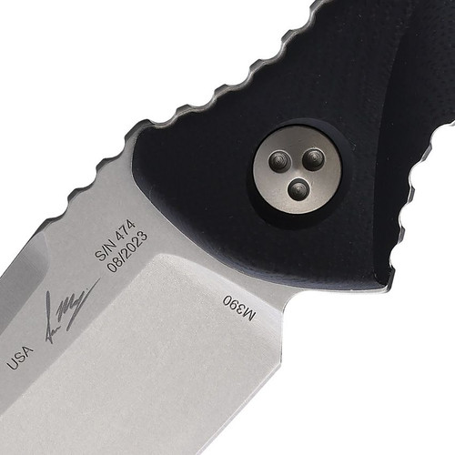 Microtech 93M-10 Socom Alpha Mini Warcom Fixed Blade Knife - 3.72" Stonewashed Wharncliffe Blade, G10 Handles, Kydex Sheath Microtech 93M-10 Socom Alpha Mini Warcom Fixed Blade Knife - 3.72" Stonewashed Wharncliffe Blade, G10 Handles, Kydex Sheath