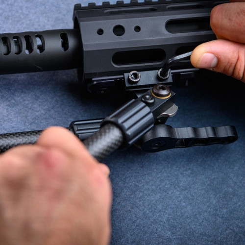 Truglo Tac Pod Carbon Pro Bipod - 9"-13" Height, Picatinny Mount, Black