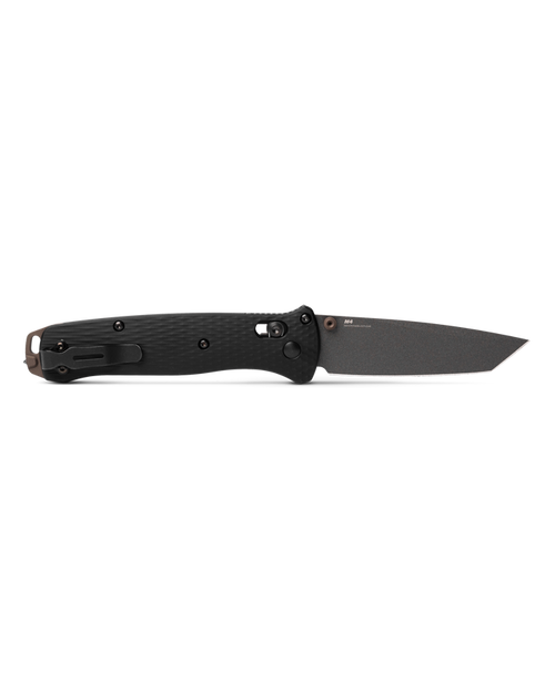 Benchmade Bailout AXIS Folding Knife - 3.38" CPM-M4 Tungsten Gray Tanto Plain Blade, Black Aluminum Handles - 537GY-03 Benchmade Bailout AXIS Folding Knife - 3.38" CPM-M4 Tungsten Gray Tanto Plain Blade, Black Aluminum Handles - 537GY-03