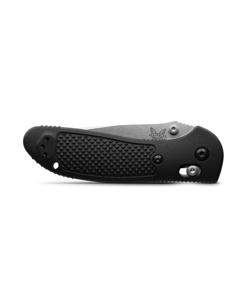 Benchmade Mini Griptilian AXIS Lock Folding Knife - 3.45" S30V Satin Drop Point Plain Blade, Black Noryl GTX Handles - 551-S30V Benchmade Mini Griptilian AXIS Lock Folding Knife - 3.45" S30V Satin Drop Point Plain Blade, Black Noryl GTX Handles - 551-S30V