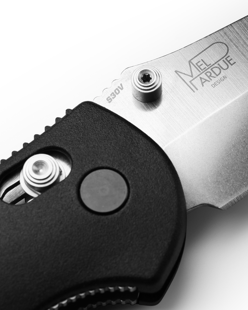 Benchmade Mini Griptilian AXIS Lock Folding Knife - 3.45" S30V Satin Drop Point Plain Blade, Black Noryl GTX Handles - 551-S30V Benchmade Mini Griptilian AXIS Lock Folding Knife - 3.45" S30V Satin Drop Point Plain Blade, Black Noryl GTX Handles - 551-S30V