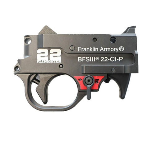 Franklin Armory 22 Plinkster Edition BFSIII 22-C1-P Complete Trigger - 02-50033-BLK Franklin Armory 22 Plinkster Edition BFSIII 22-C1-P Complete Trigger - 02-50033-BLK