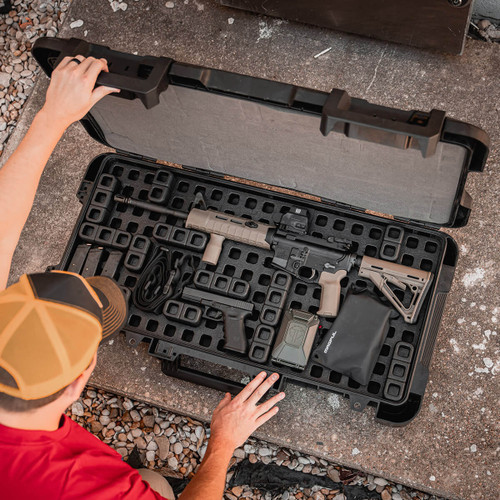 Magpul DAKA Hard Case C35 Rifle Case - DAKA Grid Organizer, 35.3 x 16.6 x 5.5, Black Magpul DAKA Hard Case C35 Rifle Case - DAKA Grid Organizer, 35.3 x 16.6 x 5.5, Black
