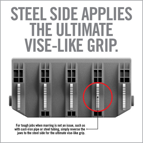 Real Avid Smart Fit Jaws - For Use with Vice, Pipe/Barrel Fit, Gray Real Avid Smart Fit Jaws - For Use with Vice, Pipe/Barrel Fit, Gray
