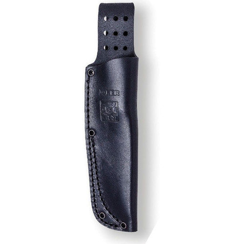 Joker Knives BS-9 URSUS Bushcraft Fixed Blade Knife - 4" 1.4116 Satin Drop Point, Black Canvas Micarta Handles, Leather Sheath - CM116 Joker Knives BS-9 URSUS Bushcraft Fixed Blade Knife - 4" 1.4116 Satin Drop Point, Black Canvas Micarta Handles, Leather Sheath - CM116