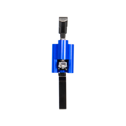 TriggerTech Diamond AR15 Flat Trigger - Single Stage, Adjustable, 1.5-4.0LB Pull Weight, PVD Finished Hammer and Trigger Shoe, Anodized Finish, Blue