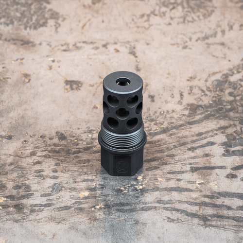 SilencerCo TOMD Compact Radial Brake - 30 Caliber, Fits 1/2X28, Compatible with SilencerCo Thread Over Mounts