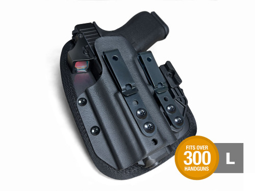 Adaptive Tactical HOFTAC OmniCarry Multi-Fit IWB Holster - Left Hand, Black