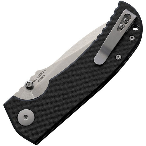 Spartan Blades Les George ASTOR Folding Knife - 3.625" CTS-XHP Stonewashed Blade, Textured Carbon Fiber/Black G10 Handles, Liner Lock - SFBL8CF Spartan Blades Les George ASTOR Folding Knife - 3.625" CTS-XHP Stonewashed Blade, Textured Carbon Fiber/Black G10 Handles, Liner Lock - SFBL8CF