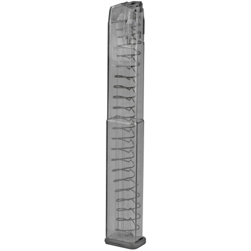 ETS Group Glock 40 Round 9MM Magazine - Fits Glock 17/19/19X/26/34/45, Clear ETS Group Glock 40 Round 9MM Magazine - Fits Glock 17/19/19X/26/34/45, Clear