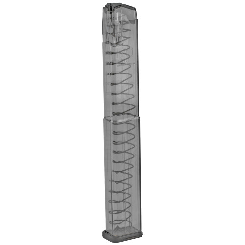 ETS Group Glock 40 Round 9MM Magazine - Fits Glock 17/19/19X/26/34/45, Clear ETS Group Glock 40 Round 9MM Magazine - Fits Glock 17/19/19X/26/34/45, Clear