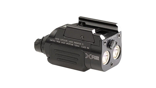 SureFire XR2-A-RD Compact Rechargeable Weaponlight with Red Laser - 800 Lumens, Visable Laser, Anodized Black SureFire XR2-A-RD Compact Rechargeable Weaponlight with Red Laser - 800 Lumens, Visable Laser, Anodized Black