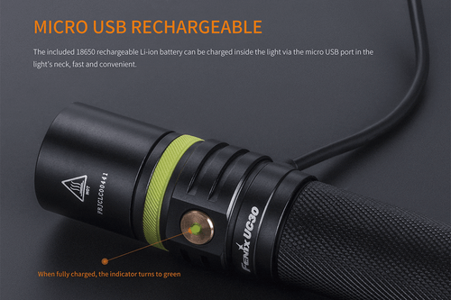 Fenix UC30 USB Rechargeable Flashlight - 1000 Lumens Fenix UC30 USB Rechargeable Flashlight - 1000 Lumens