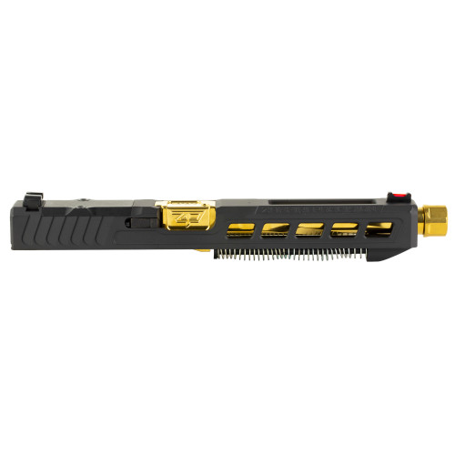 Zaffiri Precision ZPS.3 Glock 34 Gen 3 Optics Ready Complete Slide - RMR Footprint, Lightening Cuts, Armor Black Cerakote, Includes Completed Slide, Barrel, Recoil Assembly, and HD Fiber Sights Zaffiri Precision ZPS.3 Glock 34 Gen 3 Optics Ready Complete Slide - RMR Footprint, Lightening Cuts, Armor Black Cerakote, Includes Completed Slide, Barrel, Recoil Assembly, and HD Fiber Sights