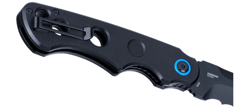 CRKT 2606 A.B.C. (All. Bases. Covered.) Liner Lock Assisted Flipper Knife - 3.39" 12C27 Black Combo Tanto Blade, Black G10 Handles CRKT 2606 A.B.C. (All. Bases. Covered.) Liner Lock Assisted Flipper Knife - 3.39" 12C27 Black Combo Tanto Blade, Black G10 Handles