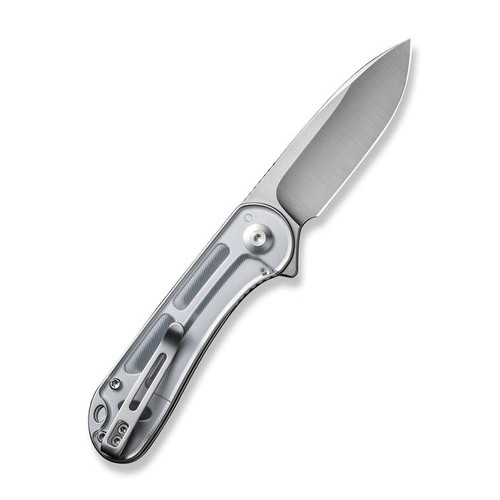 CIVIVI Knives C907A-7 Elementum Flipper Knife - 2.96" D2 Satin Blade, Polished Lexan Handles, Liner Lock CIVIVI Knives C907A-7 Elementum Flipper Knife - 2.96" D2 Satin Blade, Polished Lexan Handles, Liner Lock