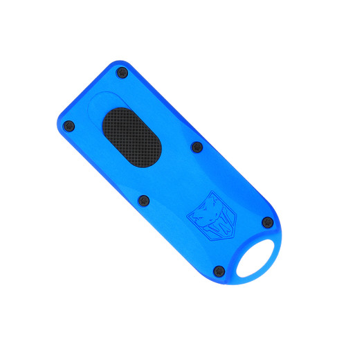 CobraTec Knives OTF Bottle Opener - Blue Aluminum Handles CobraTec Knives OTF Bottle Opener - Blue Aluminum Handles
