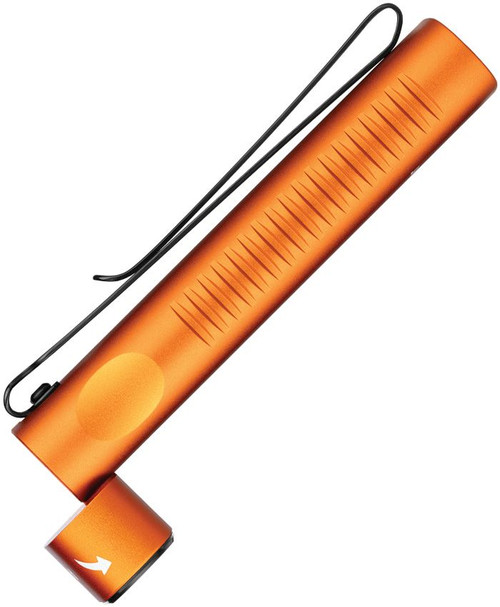 Olight Arkflex Adjustable Right-Angle Rechargeable Flashlight - 1000 Max Lumens, Orange Olight Arkflex Adjustable Right-Angle Rechargeable Flashlight - 1000 Max Lumens, Orange