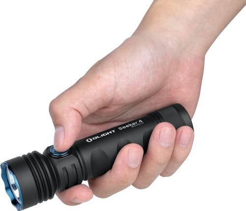 Olight Seeker 4 USB-C Rechargeable EDC Flashlight - 3100 Lumens, Black Olight Seeker 4 USB-C Rechargeable EDC Flashlight - 3100 Lumens, Black