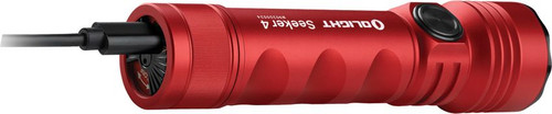 Olight Seeker 4 USB-C Rechargeable EDC Flashlight - 3100 Lumens, Red Olight Seeker 4 USB-C Rechargeable EDC Flashlight - 3100 Lumens, Red