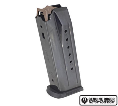 Ruger Security-380 15 Round 380 ACP Magazine - Fits Ruger Security-380, Steel, Black