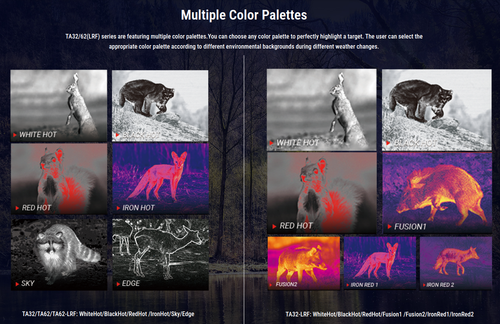 PARD TA6235 TA62 Thermal Monocular - 2.2x 35mm, Multi Reticle, 640x480, 50Hz Resolution, Zoom 2x-8x Black PARD TA6235 TA62 Thermal Monocular - 2.2x 35mm, Multi Reticle, 640x480, 50Hz Resolution, Zoom 2x-8x Black