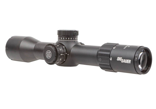 Sig Sauer Tango DMR 3-18X44mm Rifle Scope  - First Focal Plane, MOA Milling 2.0 Reticle, Illuminated, 34mm Main Tube, 0.25 MOA, Matte Black Finish Sig Sauer Tango DMR 3-18X44mm Rifle Scope  - First Focal Plane, MOA Milling 2.0 Reticle, Illuminated, 34mm Main Tube, 0.25 MOA, Matte Black Finish