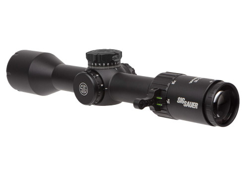 Sig Sauer WHISKEY6 3-18X44mm SFP Rifle Scope - 30mm Main Tube, Second Focal Plane, MOA Milling Hunter 2.0 Reticle, Matte Black Finish Sig Sauer WHISKEY6 3-18X44mm SFP Rifle Scope - 30mm Main Tube, Second Focal Plane, MOA Milling Hunter 2.0 Reticle, Matte Black Finish