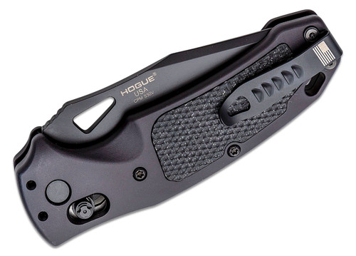 SIG Sauer by Hogue K320 AXG Pro ABLE Lock Folding Knife - 3.5" S30V Black Cerakote Tanto Blade, Black Aluminum Handles with Black G10 Inserts, AXIS/Crossbar Lock - 36364 SIG Sauer by Hogue K320 AXG Pro ABLE Lock Folding Knife - 3.5" S30V Black Cerakote Tanto Blade, Black Aluminum Handles with Black G10 Inserts, AXIS/Crossbar Lock - 36364