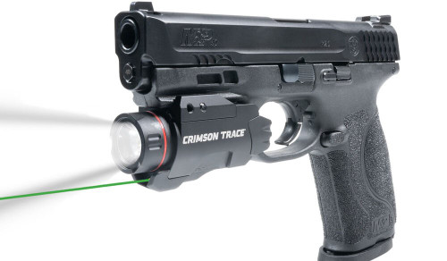 Crimson Trace CMR207G Rail Master Pro Laser/Light Green Laser 400 Lumens Universal 620-670 nm Wavelength Black -  CMR207G