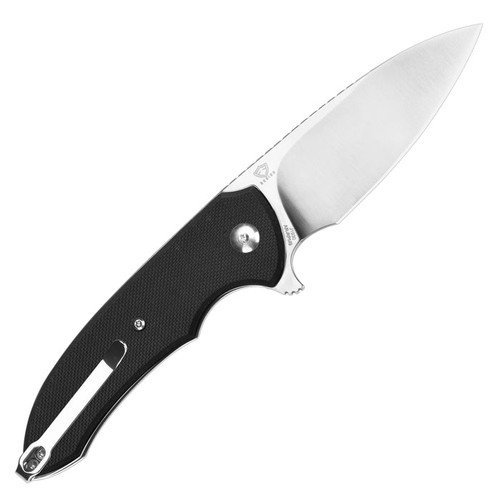CJRB Cutlery Space Cowboy Button Lock Flipper Knife - 3" AR-RPM9 Sand Polished Drop Point Blade, Black G10 Handles - J1930-BK CJRB Cutlery Space Cowboy Button Lock Flipper Knife - 3" AR-RPM9 Sand Polished Drop Point Blade, Black G10 Handles - J1930-BK