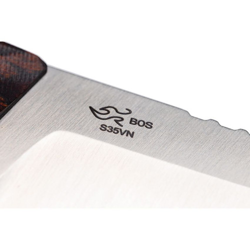 Buck 663 Alpha Guide Fixed Blade Knife - 4.5" S35VN Satin Drop Point, Textured Walnut DymaLux Handles, Leather Sheath - 13623 Buck 663 Alpha Guide Fixed Blade Knife - 4.5" S35VN Satin Drop Point, Textured Walnut DymaLux Handles, Leather Sheath - 13623