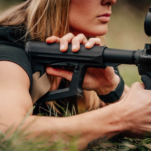 Magpul MOE® PR Carbine Stock - Fits Mil-Spec Buffer Tubes, Black Magpul MOE® PR Carbine Stock - Fits Mil-Spec Buffer Tubes, Black