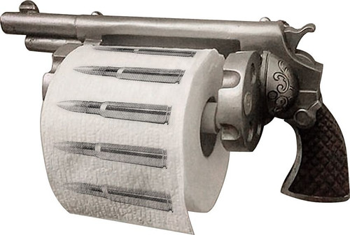 Caliber Gourmet - Revolver Toilet Paper Holder Caliber Gourmet - Revolver Toilet Paper Holder