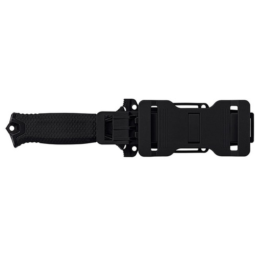 Gerber StrongArm Fixed Blade - 4.8" 420HC Black Partially Serrated Blade, Black Glass Filled Nylon Handles - 30-001060 Gerber StrongArm Fixed Blade - 4.8" 420HC Black Partially Serrated Blade, Black Glass Filled Nylon Handles - 30-001060
