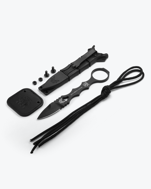 Benchmade Mini SOCP Dagger - 2.22" Black Spear Point Blade, Black Injection Molded Sheath - 177BK Benchmade Mini SOCP Dagger - 2.22" Black Spear Point Blade, Black Injection Molded Sheath - 177BK