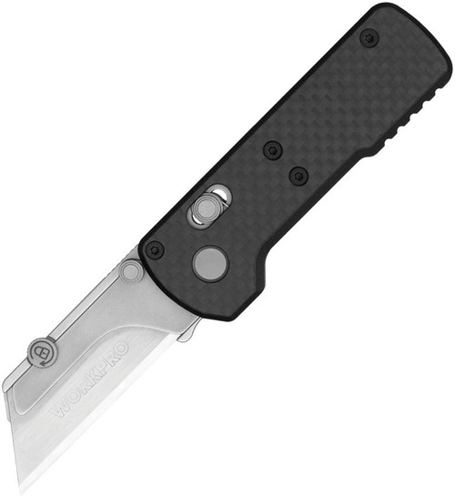 Olight Oknife Otacle U1 Folding Utility Knife - 2.23" SK5 Razor Blade, Carbon Fiber and G10 Handles, AXIS/Crossbar Lock