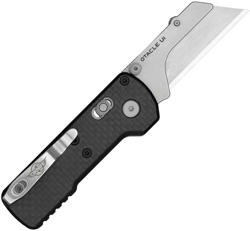 Olight Oknife Otacle U1 Folding Utility Knife - 2.23" SK5 Razor Blade, Carbon Fiber and G10 Handles, AXIS/Crossbar Lock Olight Oknife Otacle U1 Folding Utility Knife - 2.23" SK5 Razor Blade, Carbon Fiber and G10 Handles, AXIS/Crossbar Lock