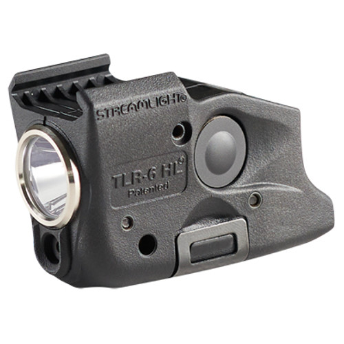 Streamlight 69350 TLR-6 HL G Rechargeable High-Lumen Weapon Light with Green Laser - Fits Glock 42/43/43x/48, Black