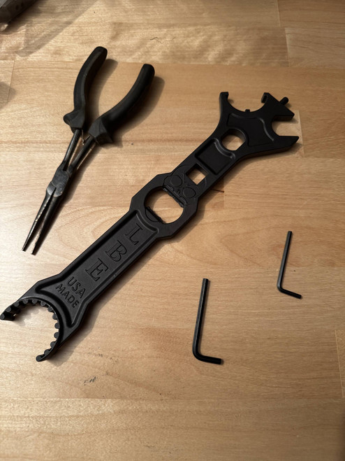 LBE Unlimited AR-15 Armorer's Tool - Made in the USA, Black LBE Unlimited AR-15 Armorer's Tool - Made in the USA, Black